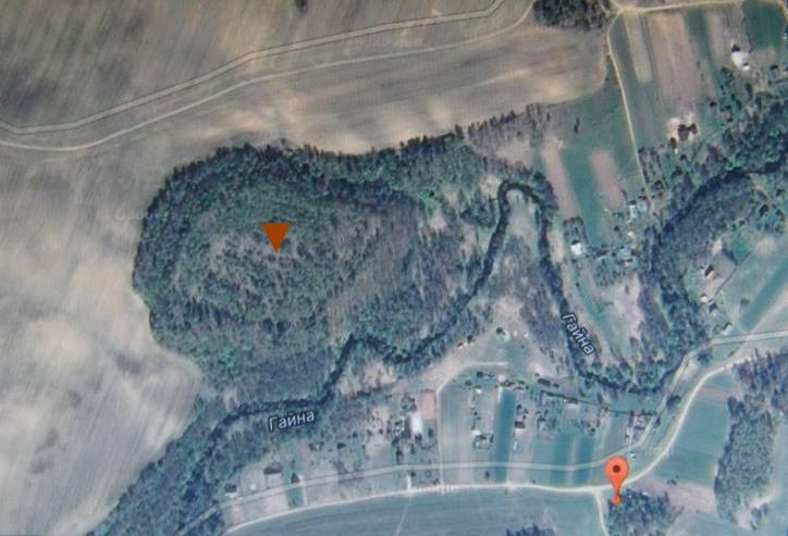 Panizoŭie. Site of ancient settlement 