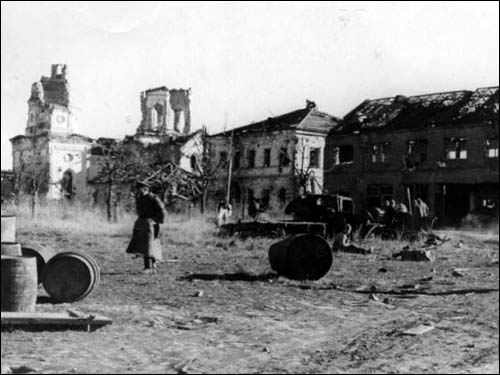 Wieliż |  Cerkiew Św. Ducha. Ruiny cerkwi. Fot. 1943 r.(www.vielizh.ru)