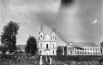 wieś Wołyńce - Kościół Św. Jerzego i klasztor Dominikanów