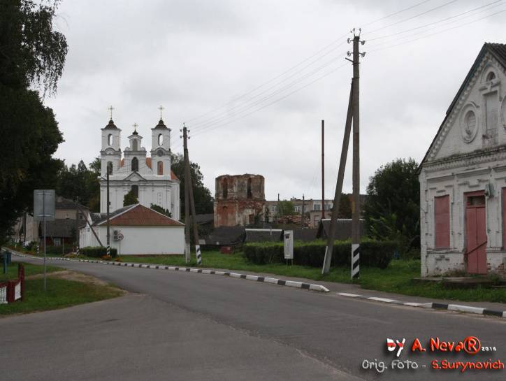 Druja. Catholic church of St. Anthony and the Monastery of Dominican