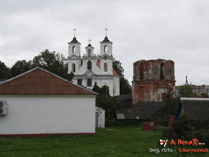 Druja. Catholic church of St. Anthony and the Monastery of Dominican
