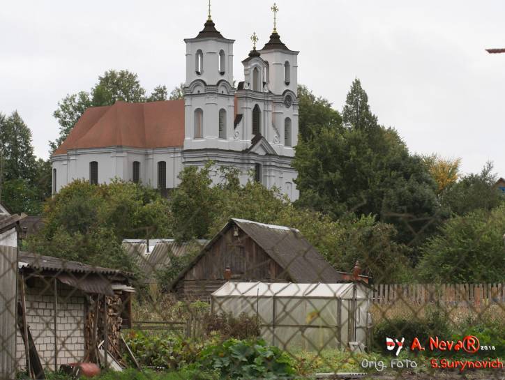 Druja. Catholic church of St. Anthony and the Monastery of Dominican