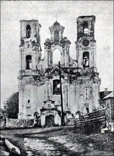 Druja. Catholic church of St. Anthony and the Monastery of Dominican