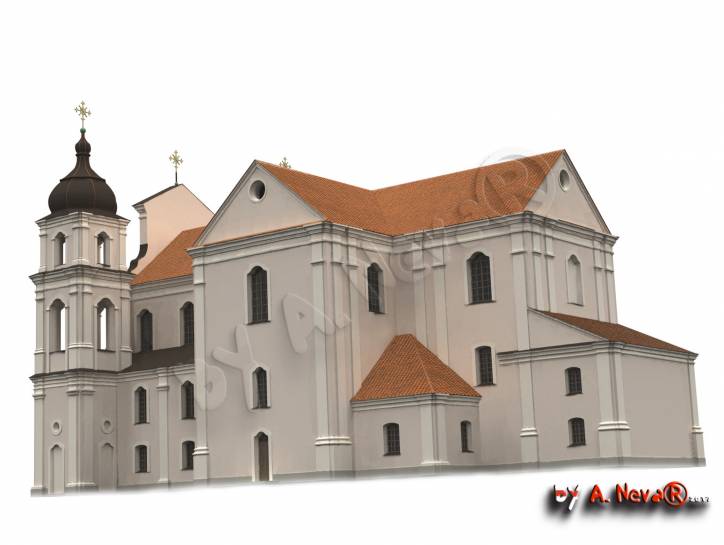  - Kościół Św. Luki i klasztor Dominikanów. 