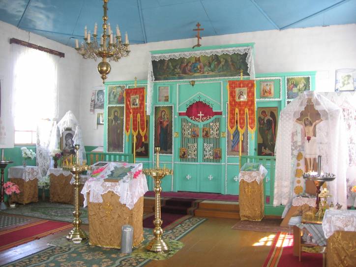 Psuja. Orthodox church of the Holy Trinity