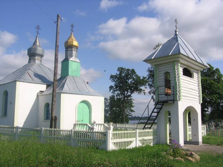 Psuja. Orthodox church of the Holy Trinity