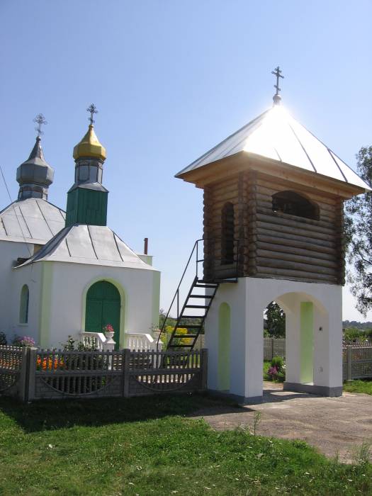 Psuja. Orthodox church of the Holy Trinity