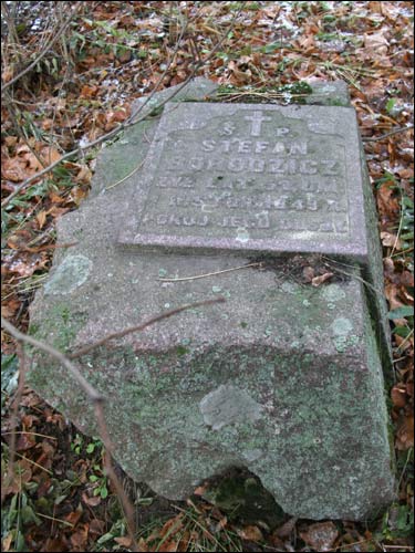  - Cmentarz stary katolicki. Ś.P. Stefan Borodzicz 1849