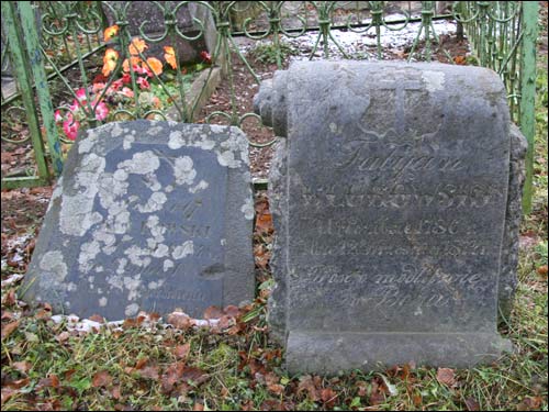  - Cmentarz stary katolicki. Ś.P. Rudolf Klukowski (1848-1887) i Fabian Klukowski (1786-1872)