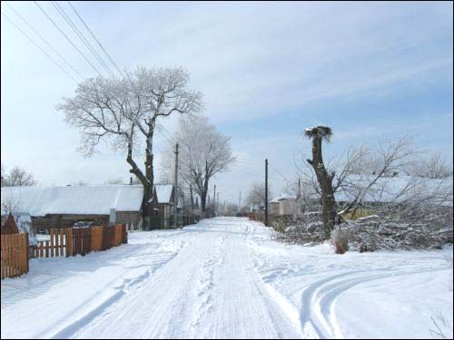  - В деревне . 