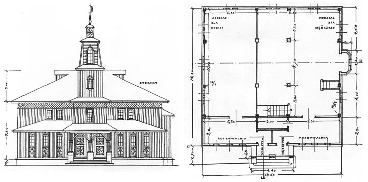  - Meczet . Projekt meczetu, 1927