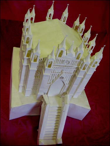  - Catholic church . Model of the church