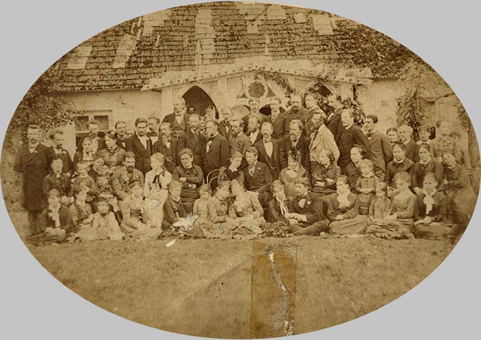  - Сядзіба Абламовiчаў. Вясельле Юзэфы Абламовіч з Л. Барэвічам (7/09/1879). Здымак з архіву Д. Абламовіча