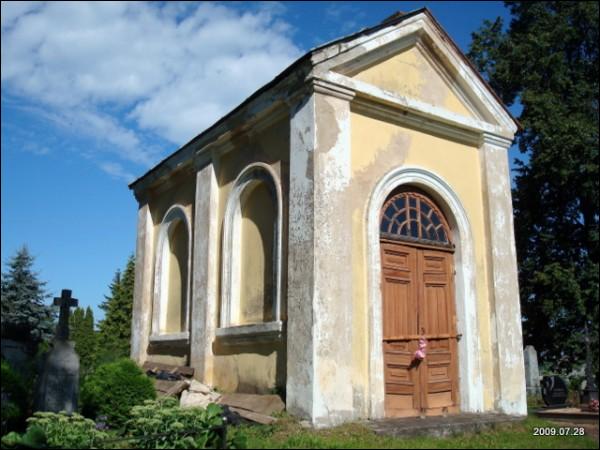 Кладбище старое католическое Виденишках. Часовня  - Кладбище старое католическое. Часовня