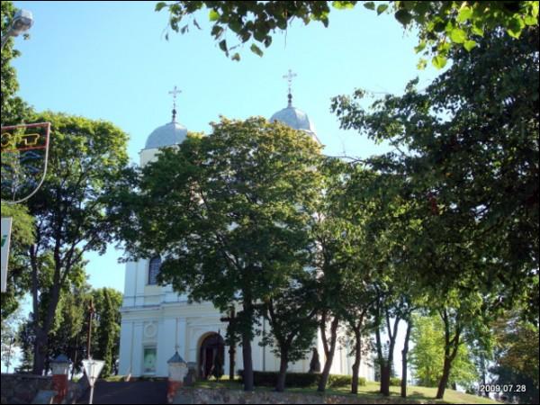 Molėtai. Catholic church of St. Peter and St. Paul
