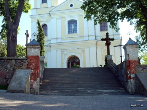 Molėtai. Catholic church of St. Peter and St. Paul