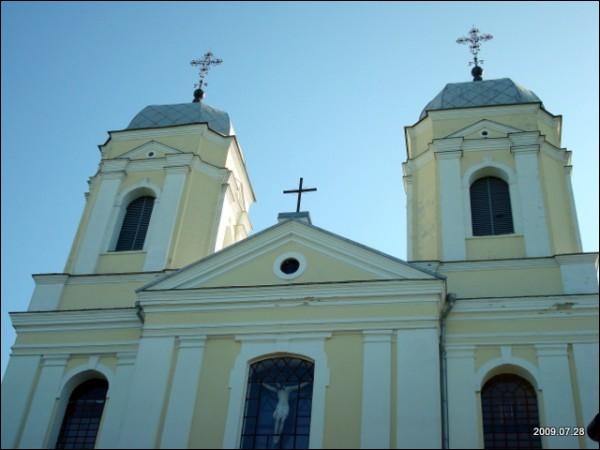 Molėtai. Catholic church of St. Peter and St. Paul