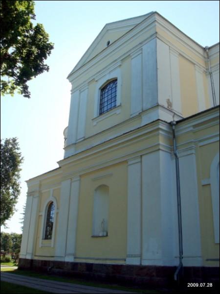 Molėtai. Catholic church of St. Peter and St. Paul