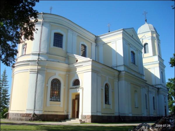 Molėtai. Catholic church of St. Peter and St. Paul