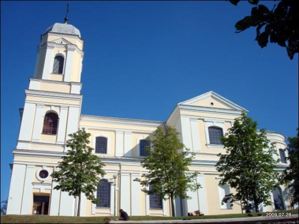 Molėtai. Catholic church of St. Peter and St. Paul