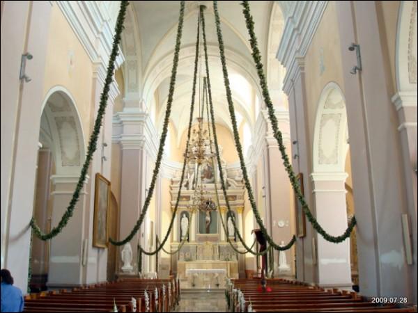 Molėtai. Catholic church of St. Peter and St. Paul