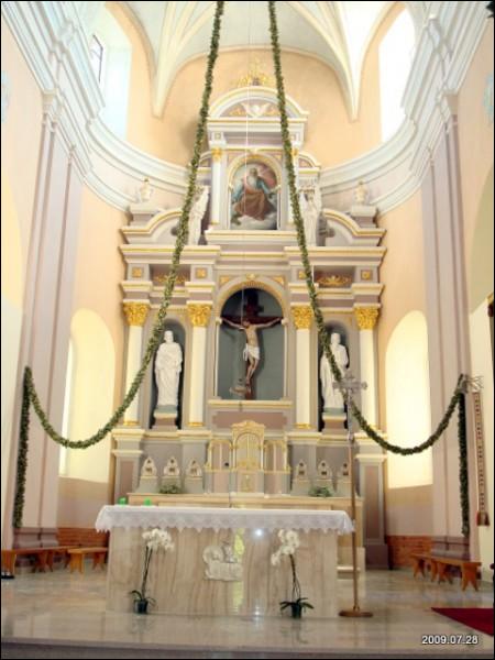 Molėtai. Catholic church of St. Peter and St. Paul