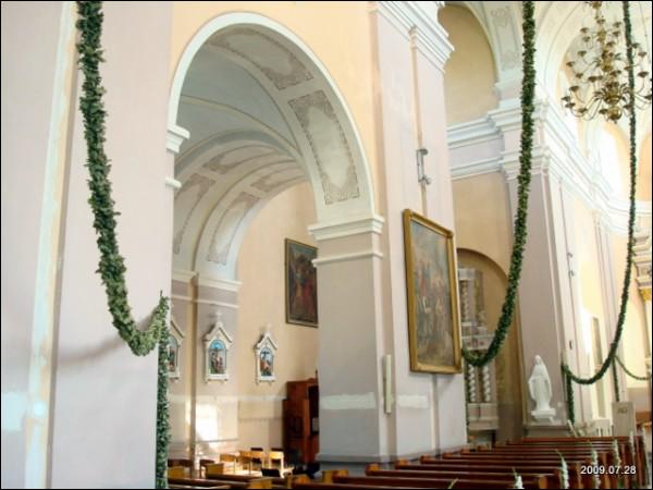 Molėtai. Catholic church of St. Peter and St. Paul