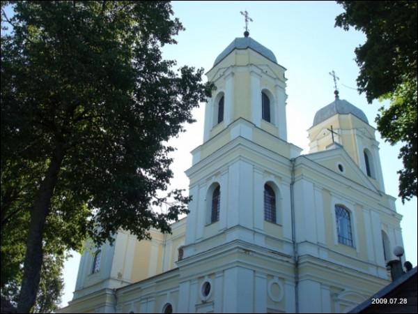 Molėtai. Catholic church of St. Peter and St. Paul