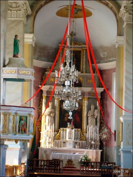 Ukmergė. Catholic church of St. Peter and St. Paul