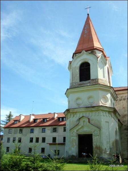 Aukštadvaris. Catholic church of St. Dominic and the monastery of Dominican