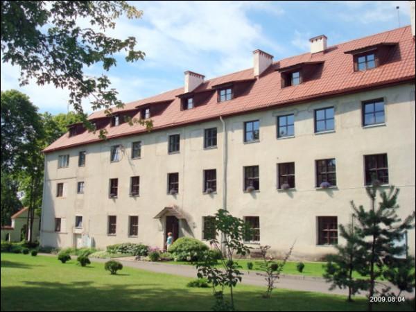 Aukštadvaris. Catholic church of St. Dominic and the monastery of Dominican