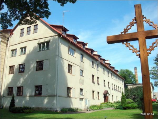Aukštadvaris. Catholic church of St. Dominic and the monastery of Dominican