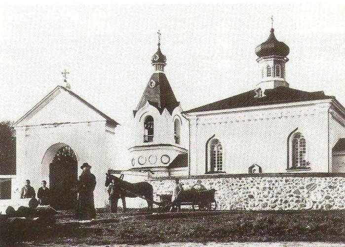 Aukštadvaris. Catholic church of St. Dominic and the monastery of Dominican