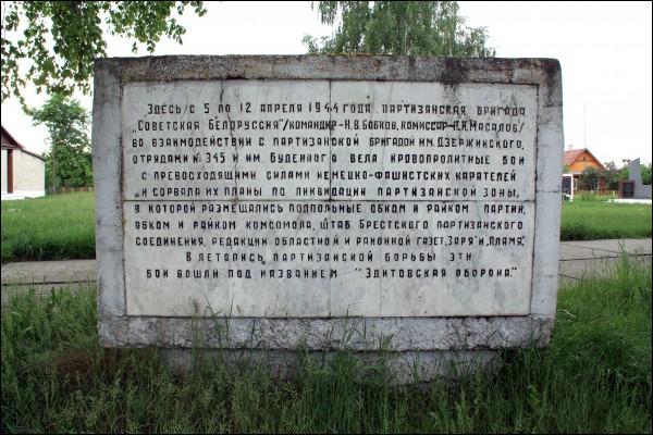 Zdzitava. In the village 