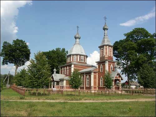 Vostraŭ. Orthodox church of St. Peter and St. Paul