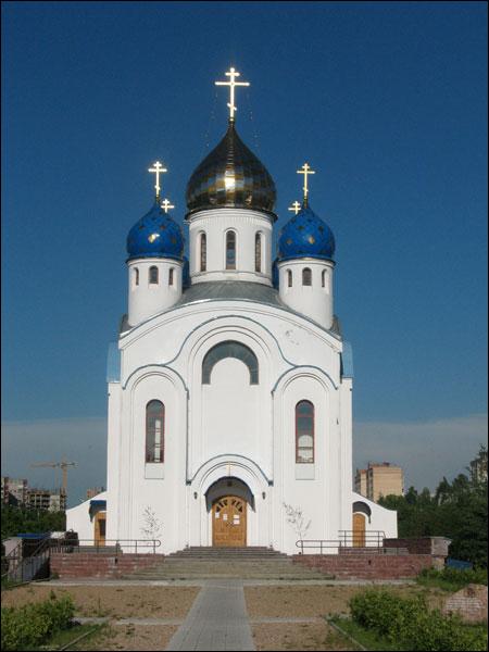  -  Сучасныя храмы. Царква Уваскрасення Хрыстова, 2001 г. вул. Гамарніка