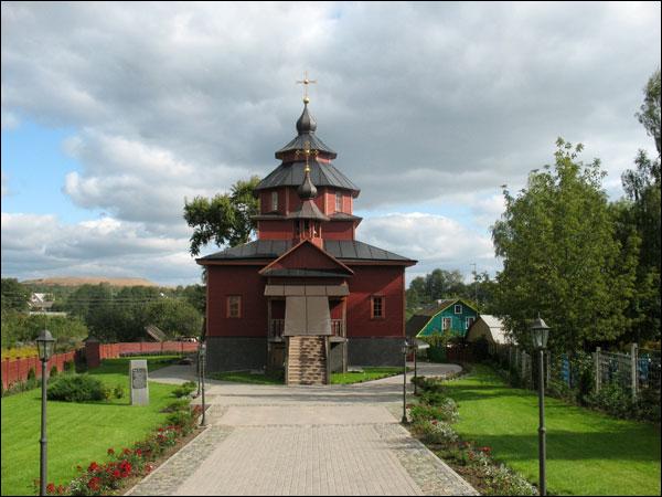  -  Сучасныя храмы. Царква св. Мікалая Цудатворцы, канец ХХ ст. Шабаны, на могілках