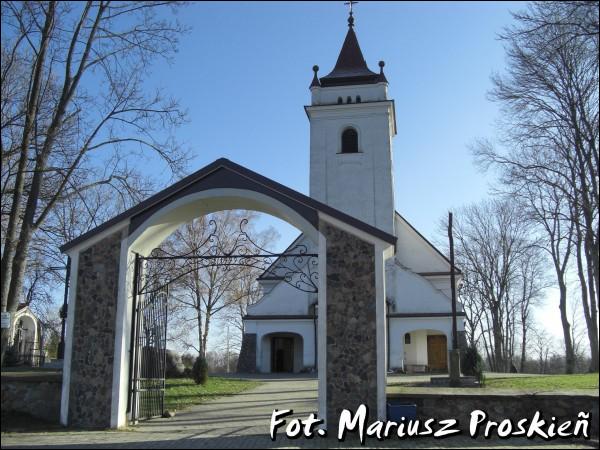  - Catholic church of the Holy Trinity. View at the gate and church