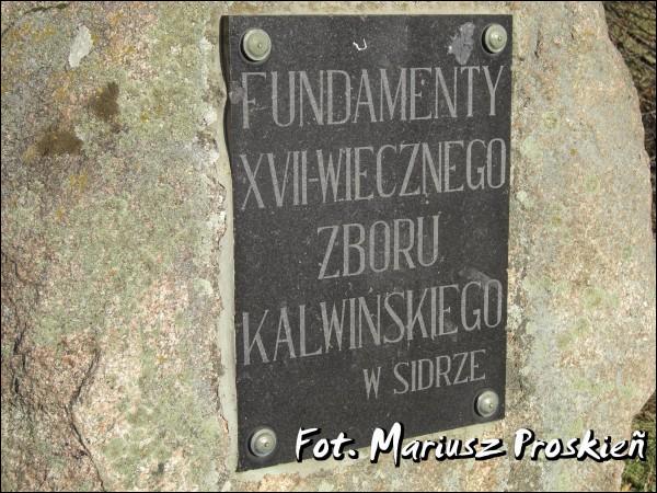 Сідра. Кальвінскі збор (руіны)
