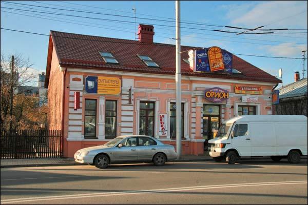 Viciebsk. Historical buildings Lenina (Vialikaja) str.