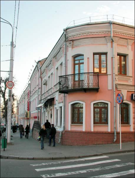 Viciebsk. Historical buildings Lenina (Vialikaja) str.