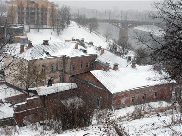  - Гістарычная забудова вул. Талстога (Падзвінская). Талстога 15, 13, зараз праваслаўны манастыр Святога Духа. Фота 21.03.09