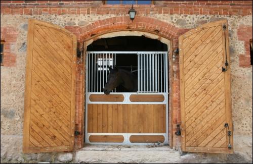  - Zespół pałacowo-parkowy . Pałacowe stajnie