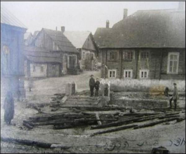 Merkinė. Old photos of the township 