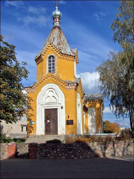 Merkinė. Orthodox church 