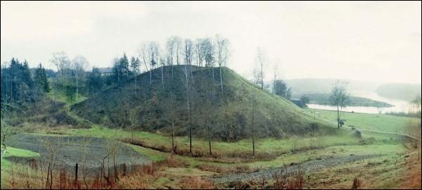 Merkinė. Site of ancient castle 
