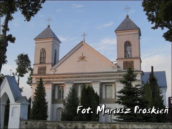 Valkininkai.  Catholic church of the Visitation of the Blessed Virgin Mary