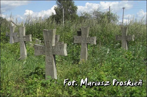  - Могілкі польскіх жаўнераў палеглых у 1920г. . 