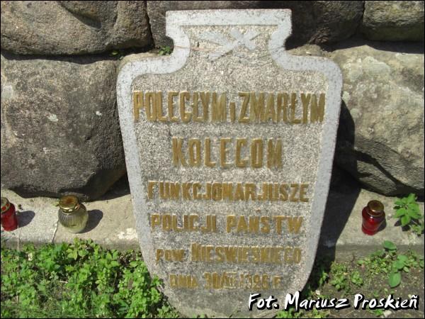  - Могілкі загінуўшых і памерлых супрацоўнікаў паліцыі (1920-39). 