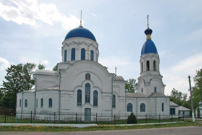 Бакавы фасад Петрыкаў. Царква Святога Мікалая
